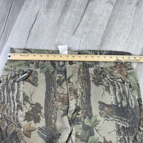 Vintage Duxbak Realtree Camo Hunting Jeans Pants Mens 40x32 Made in USA I - Picture 9 of 14